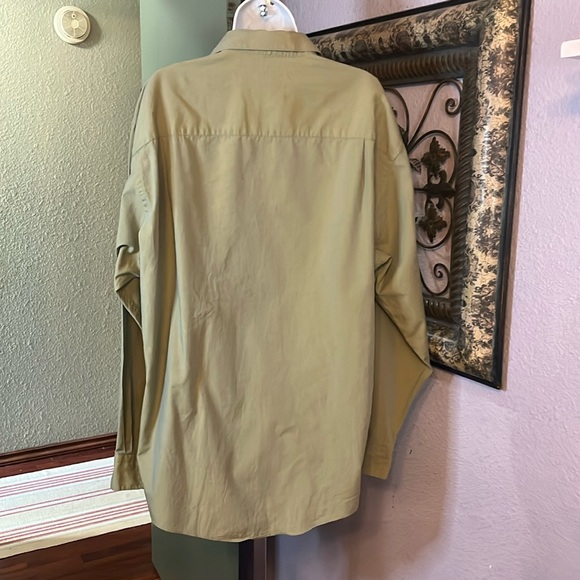 Calvin Klein Button Down Shirt green Sz 16.5 (34-35) - Picture 6 of 12